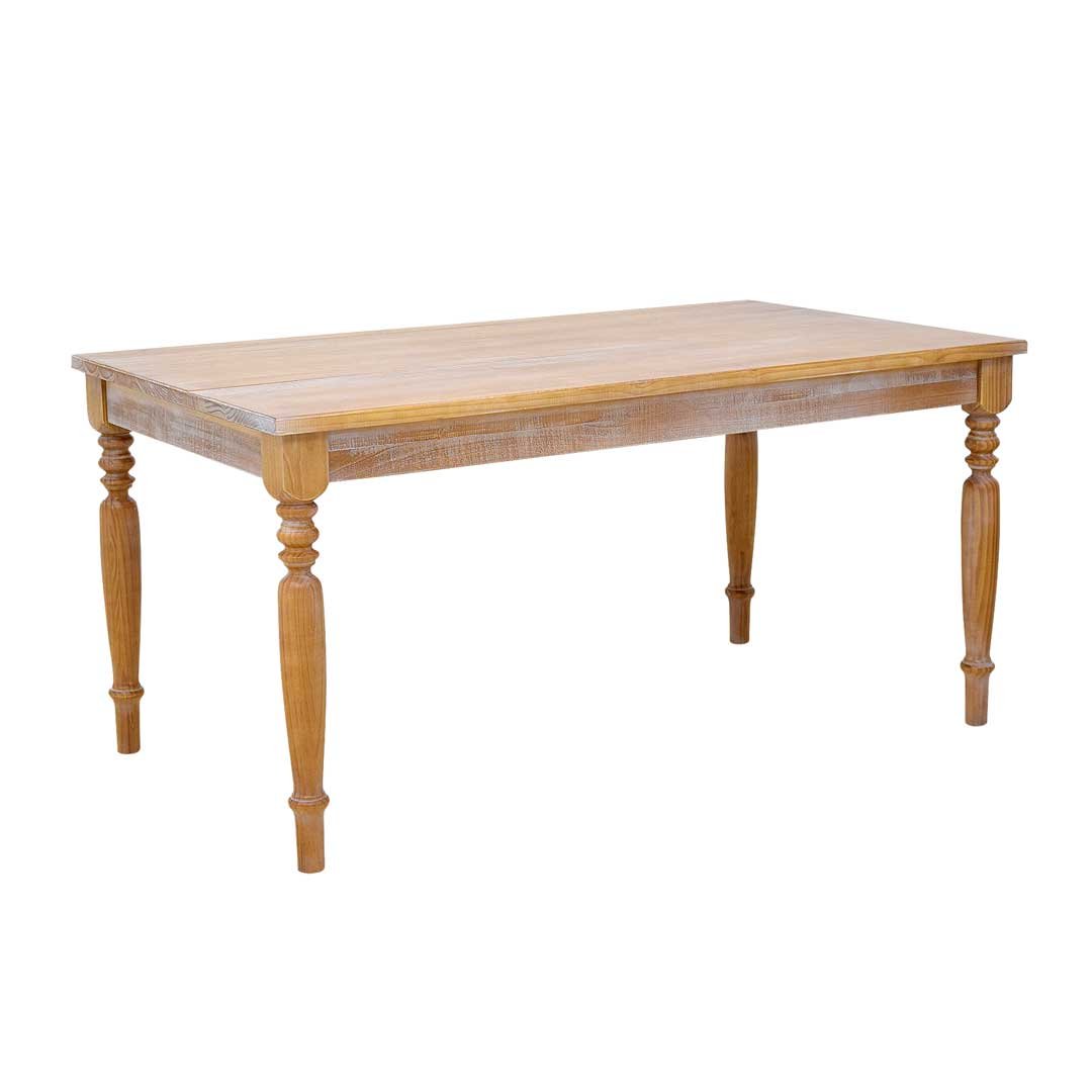 Mesa Olinda 160cm com p&eacute;s torneados